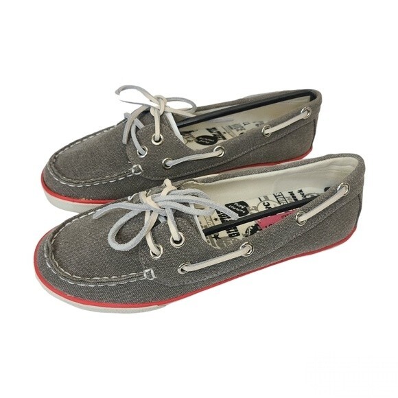 NIB Zigi Rock & Candy Grey Boatie Loafers 6 - Picture 1 of 9